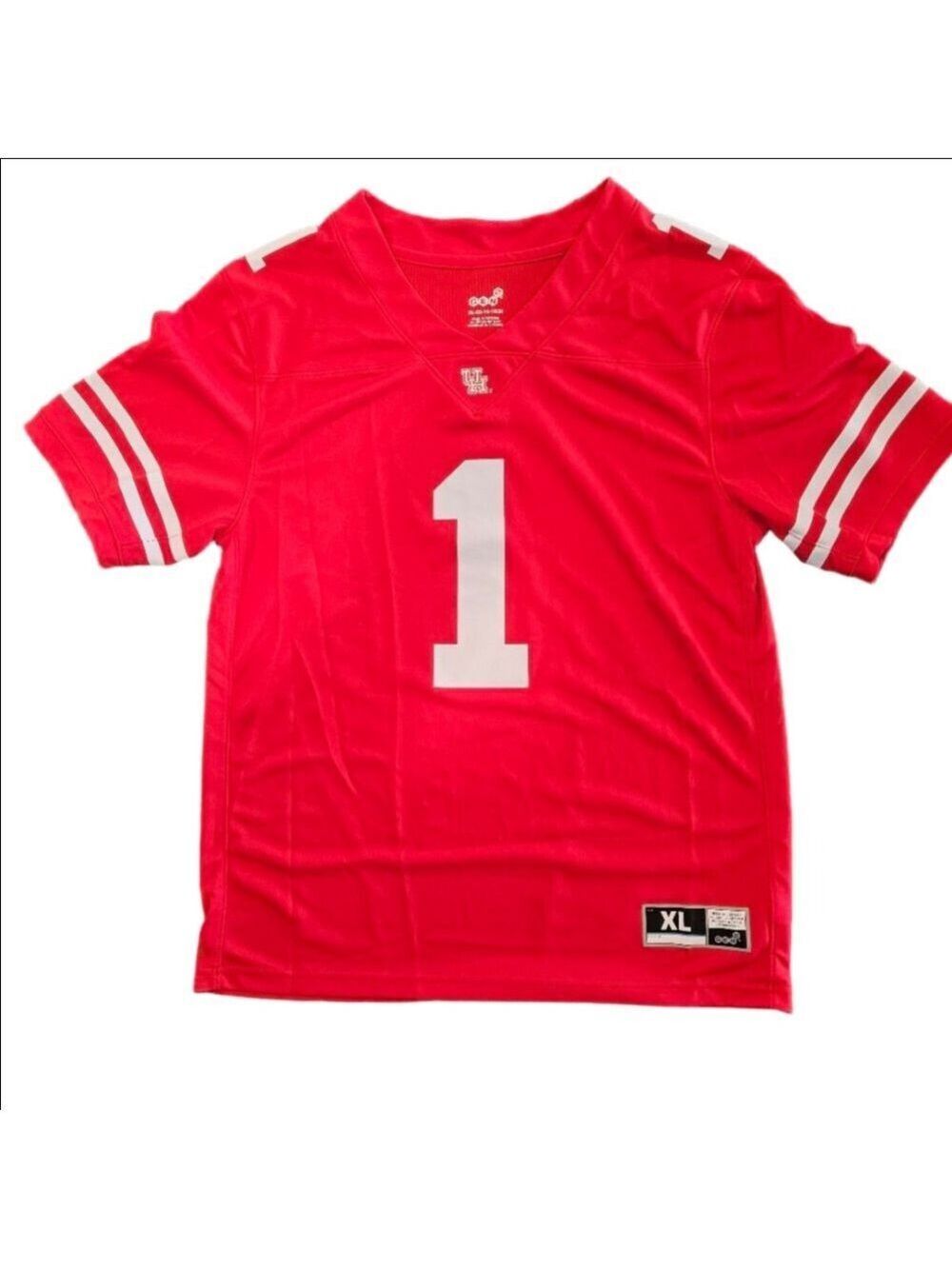 University of Houston Cougars Gen 2 Football Jersey Red White #1 Women’s XL - Picture 2 of 7